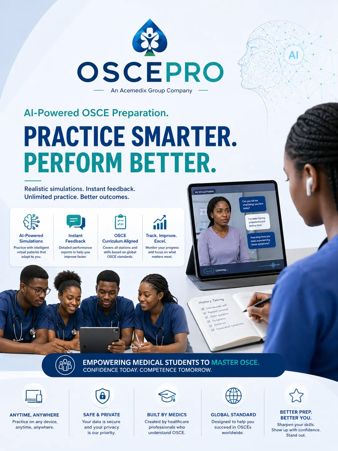 OSCEPro — AI-powered OSCE preparation